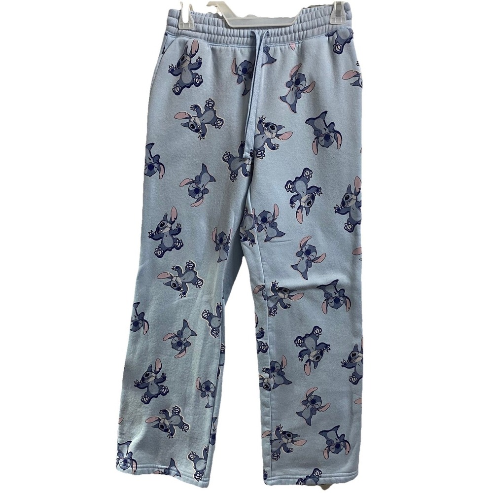 Disney Lilo & Stitch Pajama Bottoms Pants Sleep Lounge‎ Comfy Juniors Sz.XS(0-2)